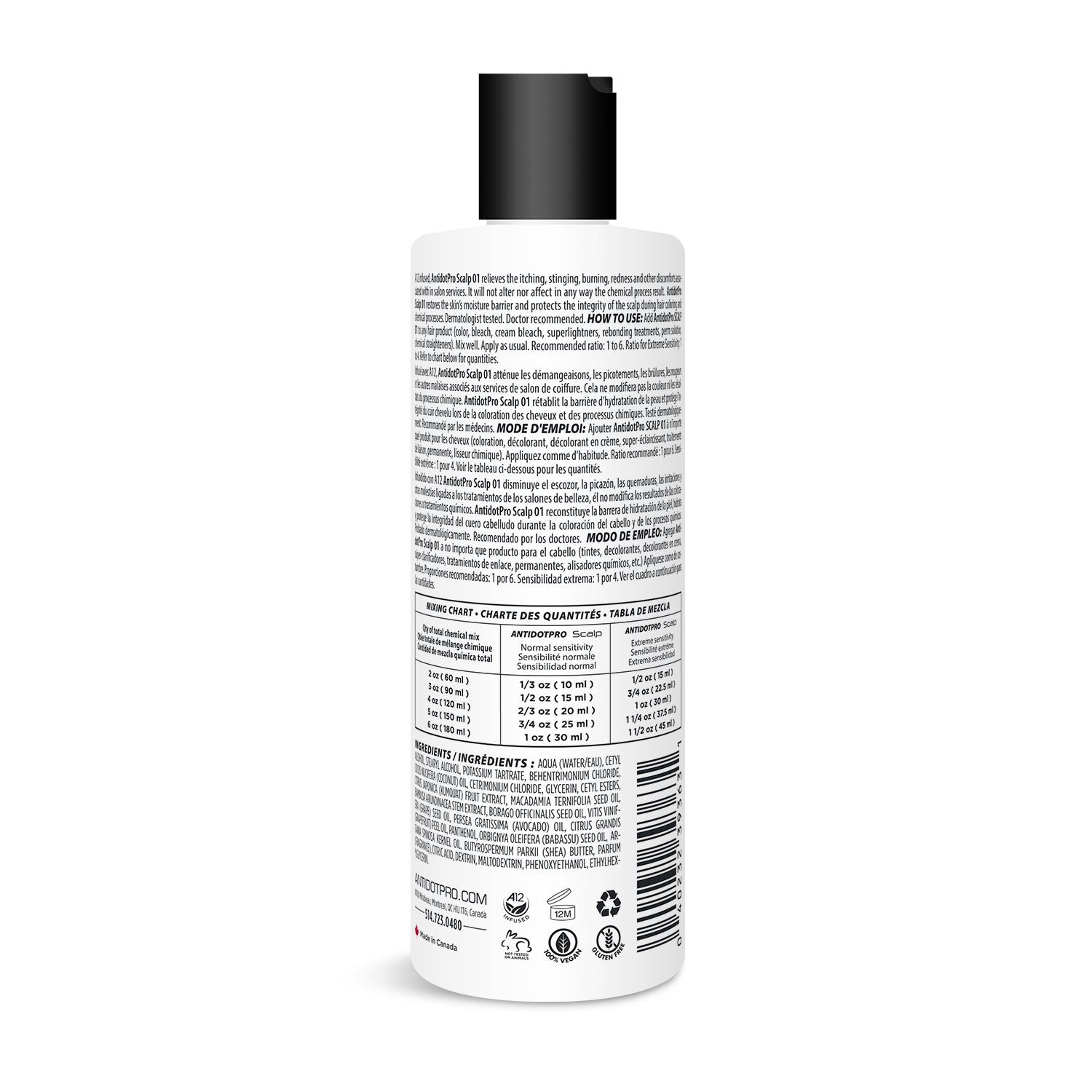 AntidotPro 01 Scalp - 240ML [ANTI-01-240]