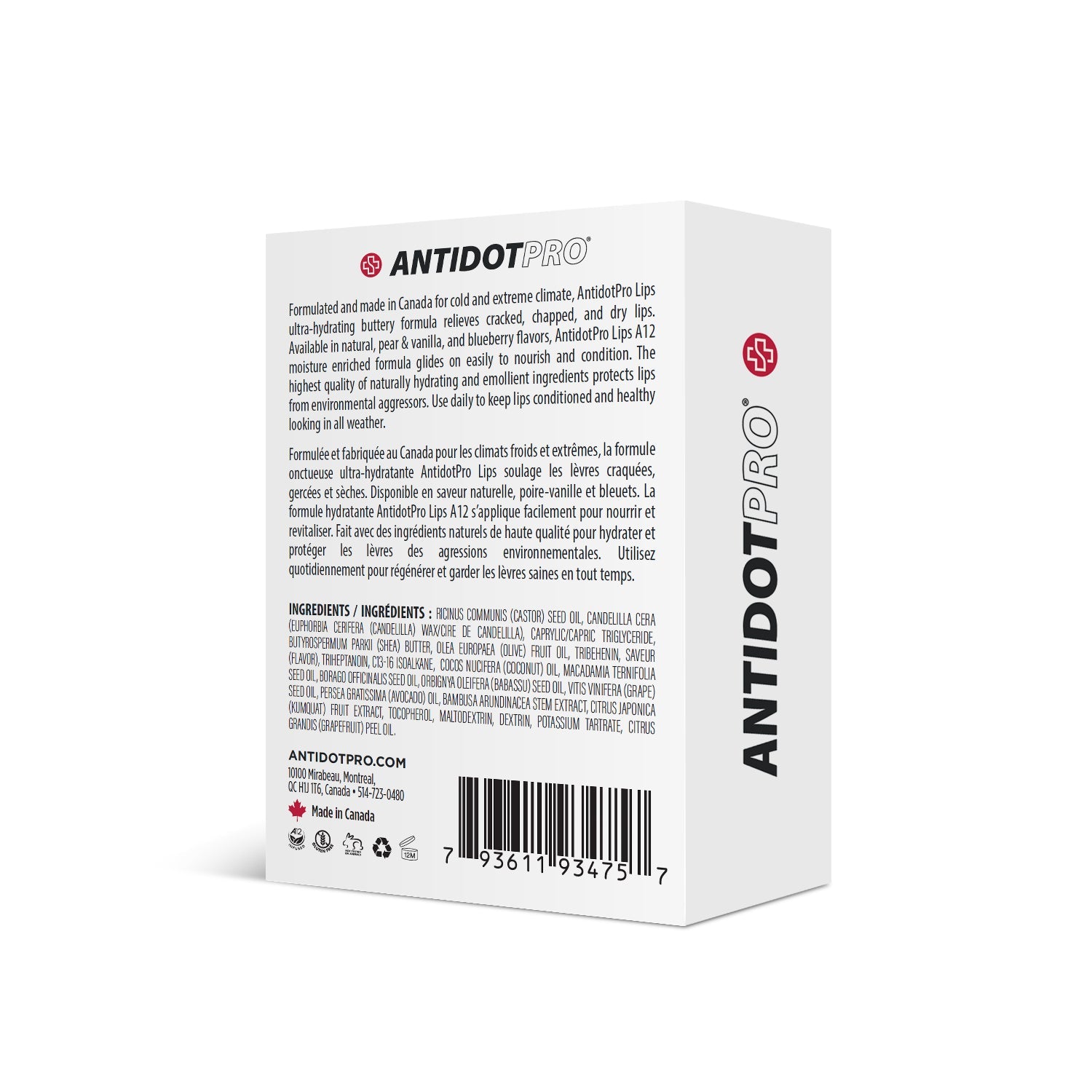 AntidotPro Lips (Blueberry) - 3 x 3.8G [ANTI-BLLIPS-PACK]